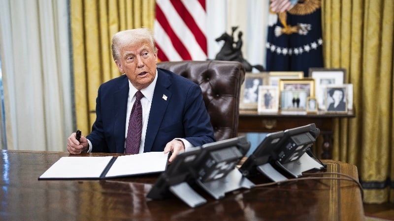 President Trump Signs Executive Order Banning CBDCs