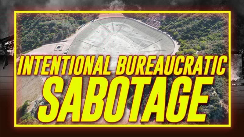 Intentional Bureaucratic Sabotage of LA’s Firefighting Infrastructure Confirmed! Desperate Democrats Now Turning On Each Other as Newsom Calls for Investigation into Why Palisades Reservoir Was Drained Before Historic Blaze