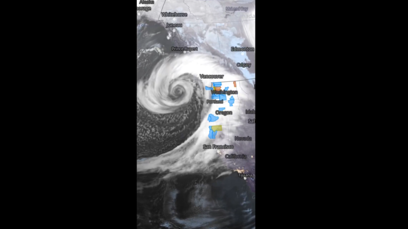 ‘Bomb Cyclone’ Blasts Pacific Northwest, Cutting Power To Over 600,000 In Washington