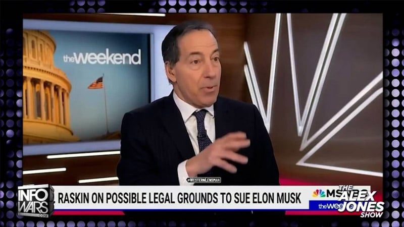 Deep State Crime Boss Jamie Raskin Says Trump Investigating Corruption In The Executive Branch Is Illegal