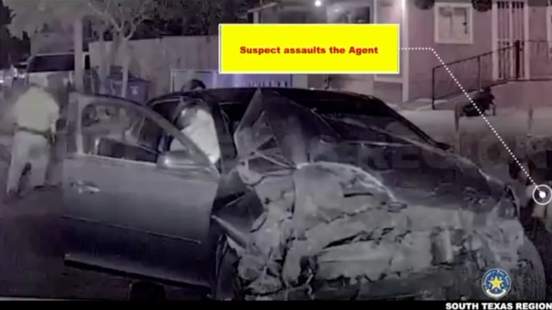 WATCH: Mexican Illegal Smuggling ‘Migrants’ Crashes Into Texas Officer, Assaults Border Patrol Agent