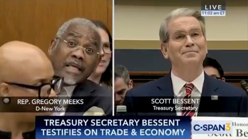 Image for Watch: Democrat TRIGGERED After Treasury Sec. Scott Bessent Mocks Biden’s Mental Decline article