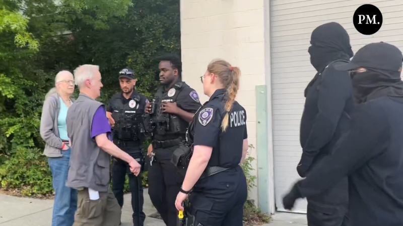 Antifa Freaks Harass Elderly Couple, Make Violent Threats, Attack & Rob Journalists Outside University Events Featuring Riley Gaines