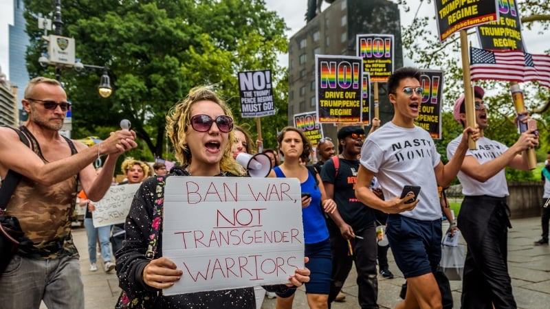 Trump To Remove Transgender Personnel from Military on Day One