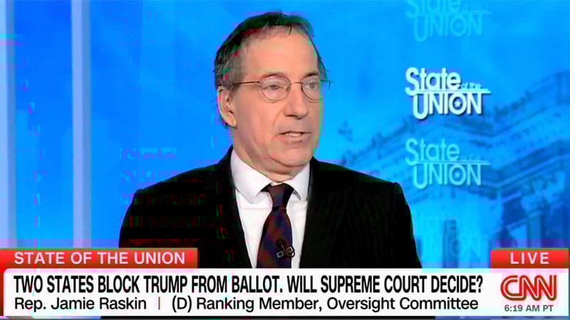 Rep. Raskin Says Clarence Thomas Should Recuse Himself From Trump 14th Amendment Decision