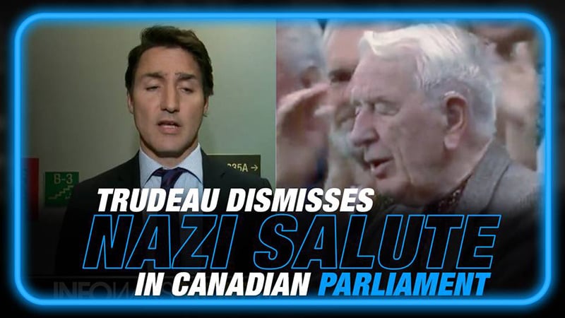 VIDEO: Trudeau Dismisses Nazi Salute in Parliament, Condemns ‘Russian Propaganda’