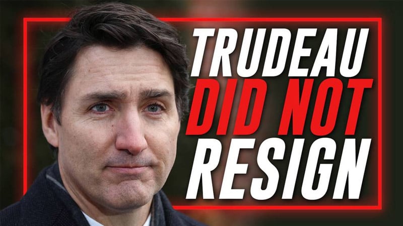 BREAKING EXCLUSIVE: PM Justin Trudeau DID NOT Resign & Does Not Plan To Leave Office, Warns Respected Canadian Journalist Ezra Levant