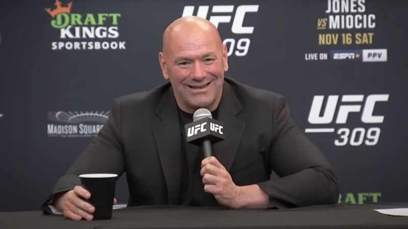 Watch: UFC President Dana White Calls Out Kamala Harris Only Winning States Without Voter ID