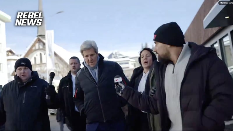Watch: ‘Global Elite’ Flee from Reporters At Davos