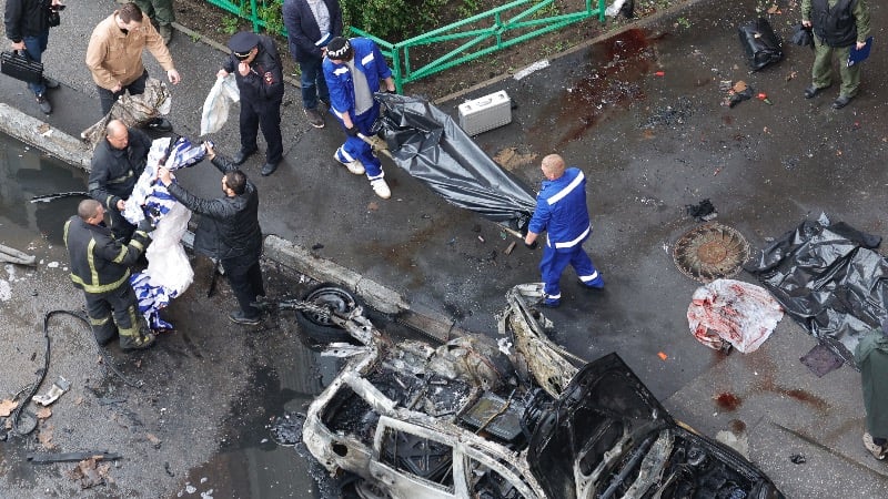 Moscow Car Explosion Kills Top Russian Military Officer