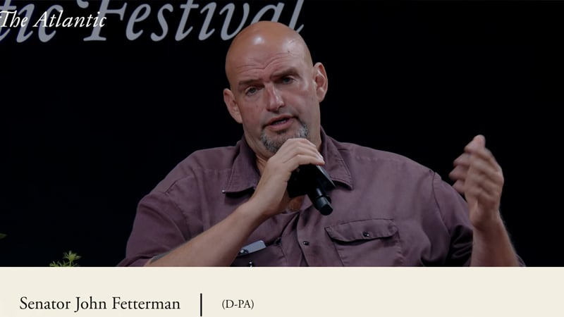 Watch: Dem. Sen. Fetterman Says Pennsylvanians Built Special Bond With Trump After Assassination Attempt