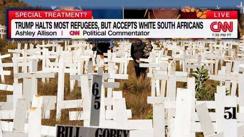 Shock Video: CNN Host Publicly Supports The Genocide of White South African Farmers By Demanding They Be Blocked From Escaping The Black Communist Lynch Mobs Now Ruling South Africa