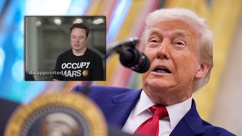 Watch: Trump Responds After Elon Criticizes ‘Big, Beautiful,’ Spending Bill
