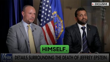 ‘He Killed Himself’: FBI Director Patel and Deputy Director Bongino Double Down on Epstein Claim
