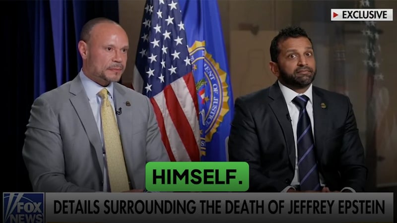 ‘He Killed Himself’: FBI Director Patel and Deputy Director Bongino Double Down on Epstein Claim
