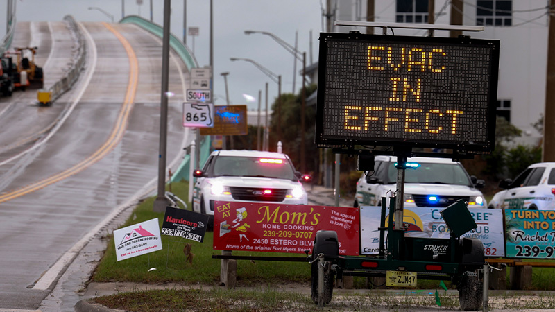 Hurricane Milton Evacuations Fail Due to Traffic & Limited Fuel Supply, Small Secondary ‘Hurricane’ Forms in Front While Hurricane Nadine Follows