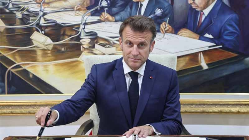 WATCH: Macron Attempts To Gaslight World Into Believing Ukraine Isn’t Launching Massive Missile/Drone Attacks On Russia