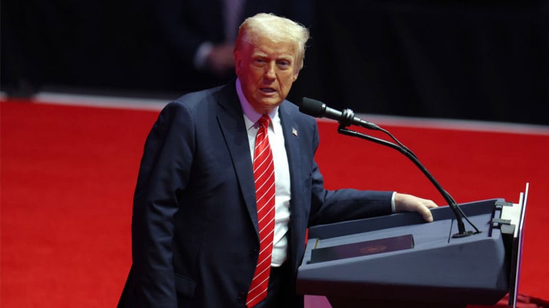 Live: President Trump Holds First MAGA Rally Since Taking Office to Outline Plan to Boost Economy