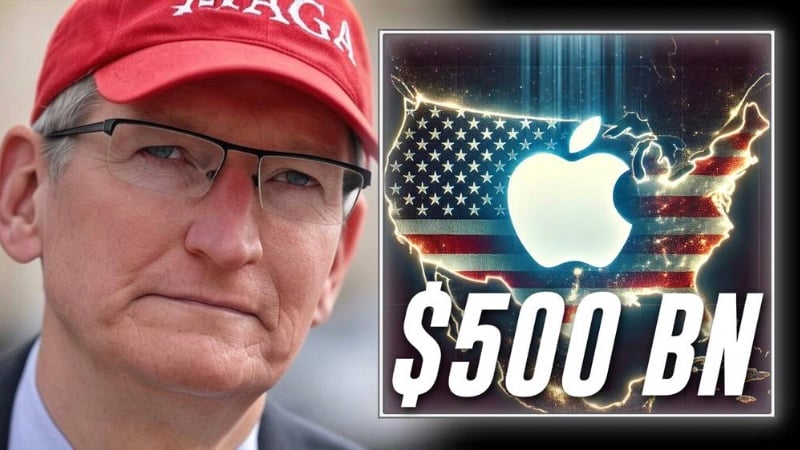 Another Coin In The Alex Jones Was Right Tip Jar! As Predicted, Tim Cook Is Moving Apple Back To The US With A Massive 0 Billion Investment 