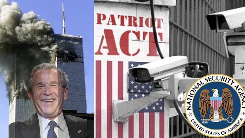The Self-Inflicted Wound Of 9/11 Introduced The Spy State Tyranny of The Patriot Act