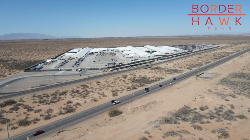 WATCH: Massive Illegal Alien Processing Center in El Paso Desert