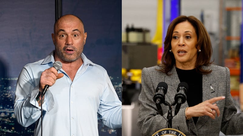 Rogan Says Kamala Wants 1-Hour Podcast — But He Has to Fly to Her, As JD Vance Set for Interview