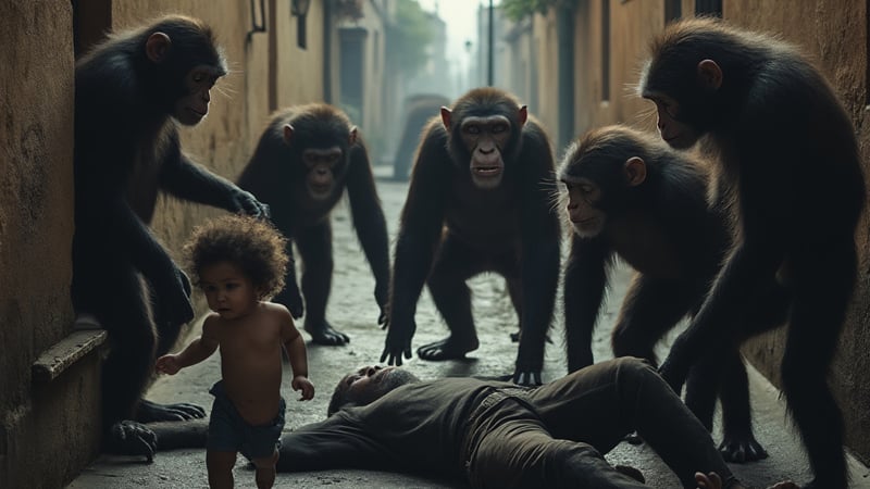 Troop of Monkeys Stop Rape of 6-Year-Old Girl in India