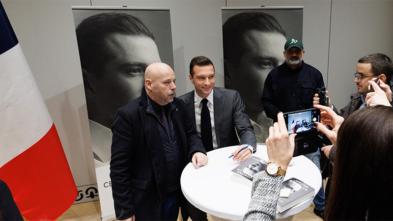 Far-Left Mob Tries to Shut Down French Leader’s Brussels Book Launch