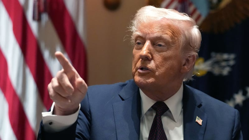 Trump Stands By Waltz, Hegseth As Dems Gun For Their Jobs After Signal Leak