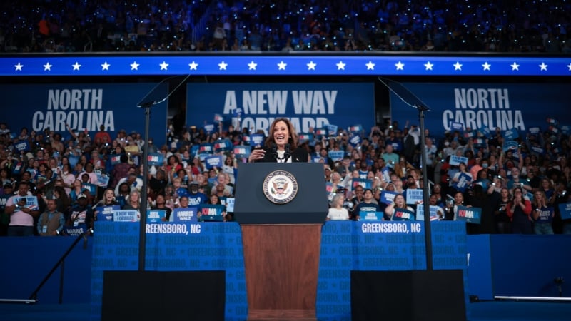 New Poll: Trump Leads Harris in North Carolina