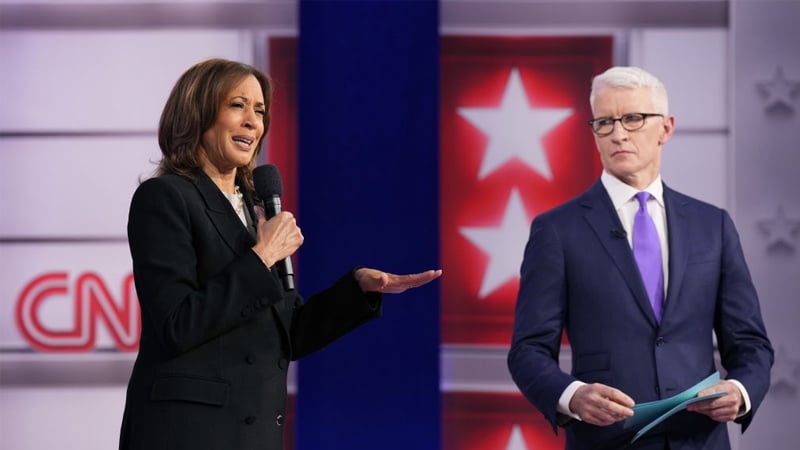 WOW: CNN’s Anderson Cooper Cooks Kamala on Trump Wall Flip-Flop & More