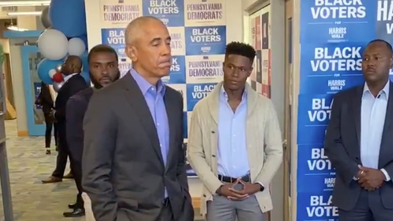 Watch: Obama Scolds Black Men for Not Wanting to Vote for Kamala