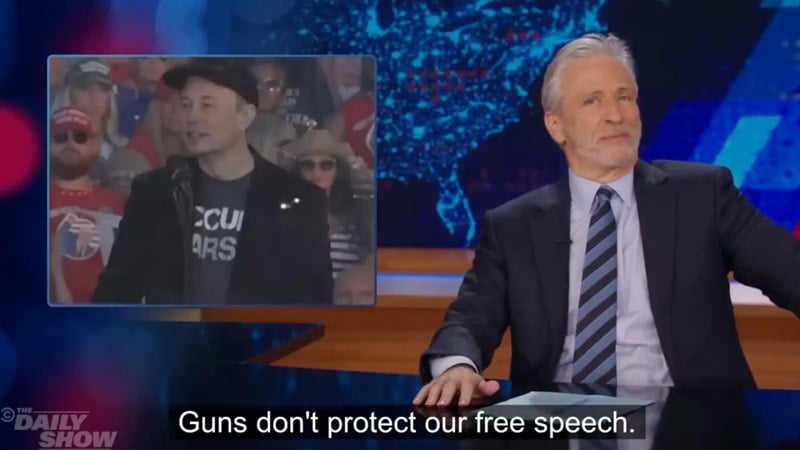 Jon Stewart Claims Americans Don’t Need Guns To Protect Their Constitutional Rights