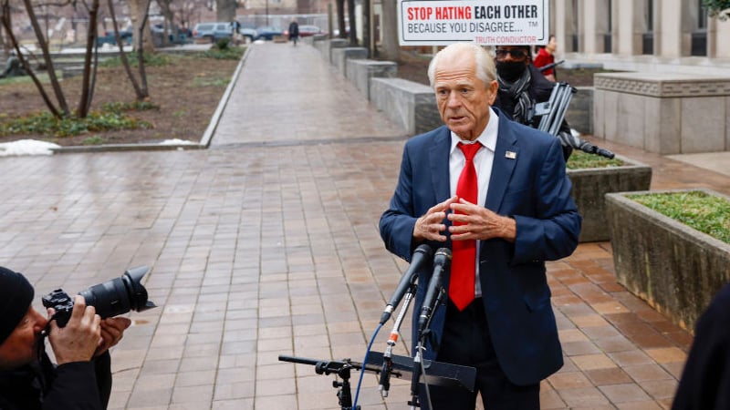 Breaking! Obama Judge Sentences Trump Associate Peter Navarro to 4 Months In Prison — Live Shows 1/25/24