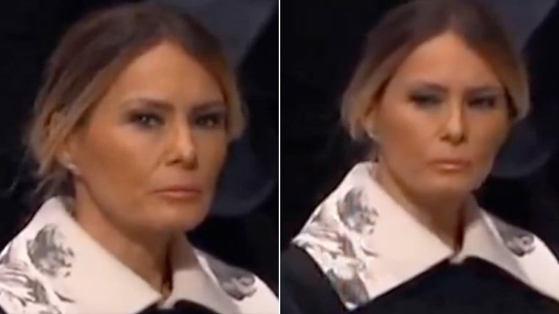 If Looks Could Kill: Melania Trump Glares at DC Elites During Carter Funeral