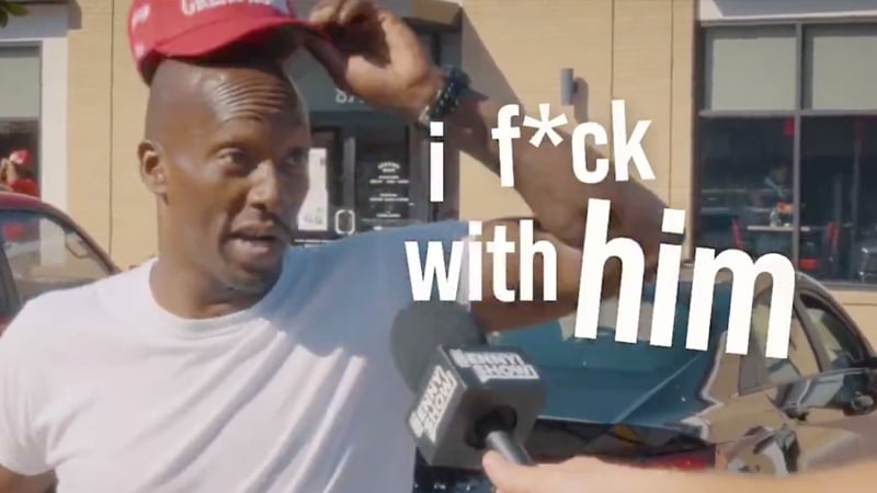 Social Experiment: Black Atlanta Residents GO WILD for Free MAGA Hats