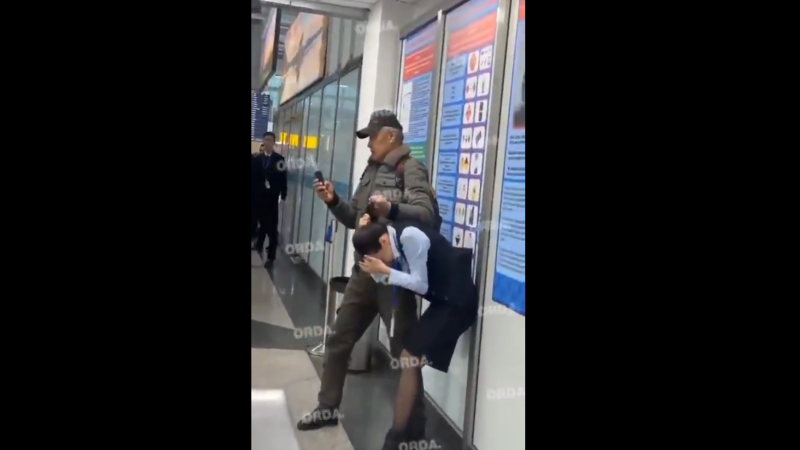 Watch! Heroic 52-Year-Old Ex-Boxer Saves Woman Held At Knifepoint In Airport