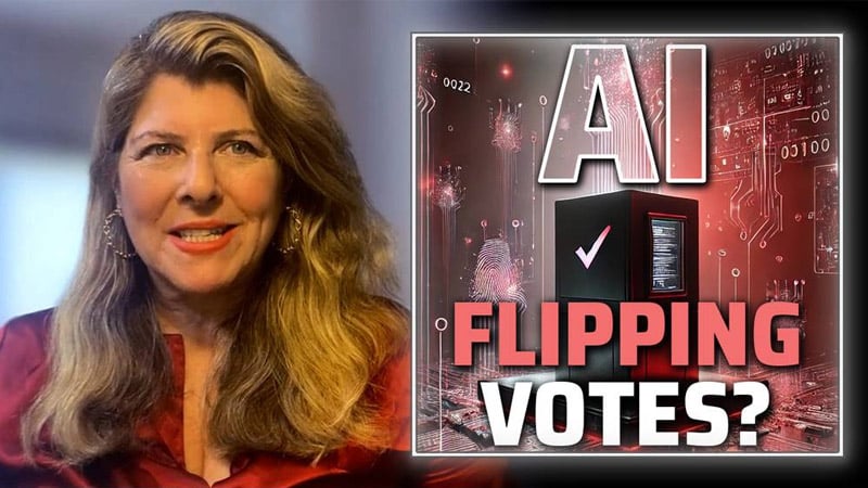 Former Top Democrat Strategist Who Now Endorses Trump, Dr. Naomi Wolf, Warns That AI Can Be Used To Flip Votes, Misdirect Voters & Create Chaos Needed For Deep State’s Contested Election Plan