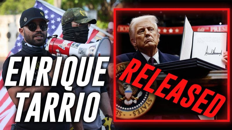 EXCLUSIVE: Former J6 Hostage/Leader Of The Proud Boys Enrique Tarrio Joins Infowars For First Interview After Release From Political Captivity By President Trump