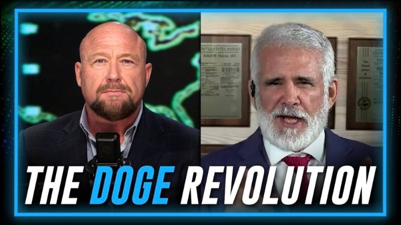 THE DOGE REVOLUTION IS UNPRECEDENTED: Inventor Of mRNA Technology Robert Malone Says Elon Musk’s DOGE Is A “Game Changer” And Will Bring Down The Entire International Globalist Order 