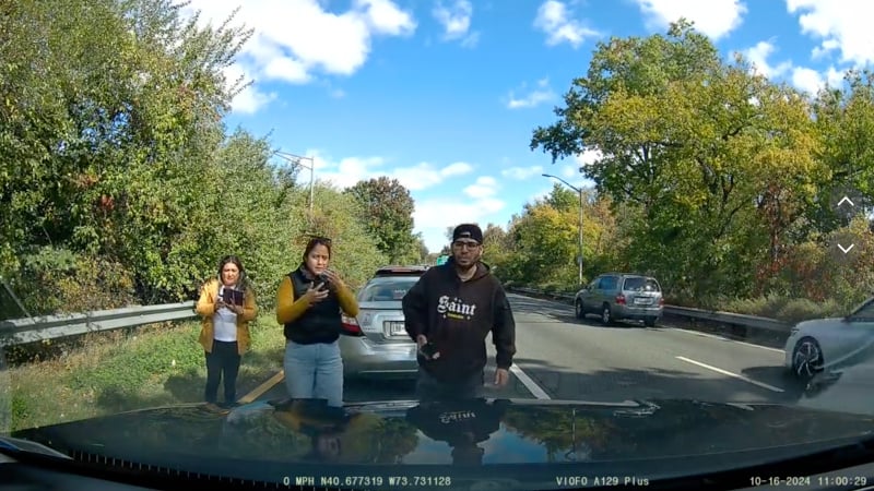 WATCH: Woman Who ‘Doesn’t Speak English’ Rams Driver on Busy NY Highway in Insurance Fraud Stunt