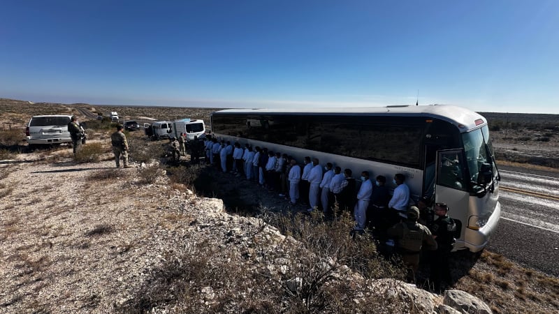PHOTOS: Bus Carrying Horde of Illegals Breaks Down in Texas PHOTOS: Bus Carrying Horde of Illegals Breaks Down in Texas