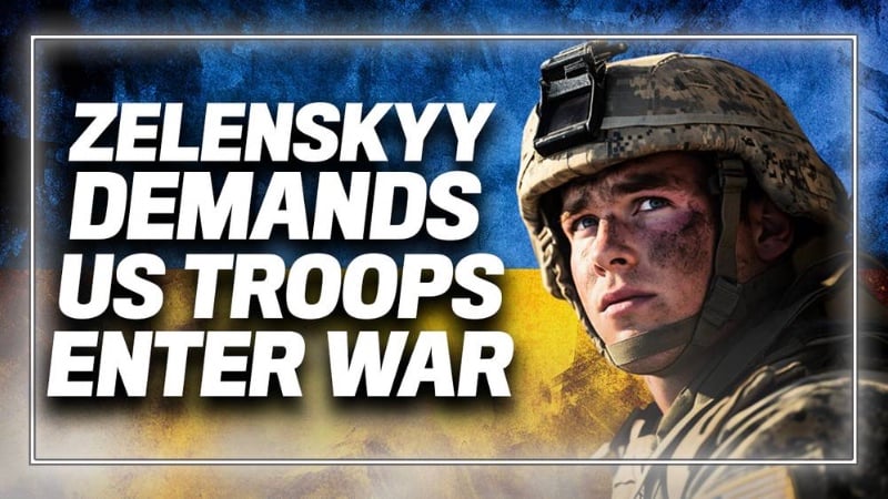 INSANE VIDEO: Watch Zelenskyy & The UK’s Starmer Demand the United States Join the EU in Sending Troops to Ukraine to Fight Russia