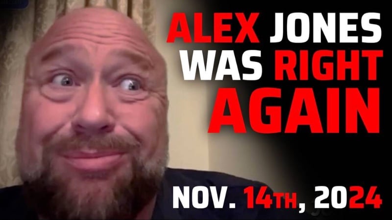 Alex Jones Was Right Again: Jones Warned on Nov. 14th That the Sale of Infowars to The Onion Did Not Take Place & Told Enemies of Free Speech, ‘You’re in for a Rude Awakening’