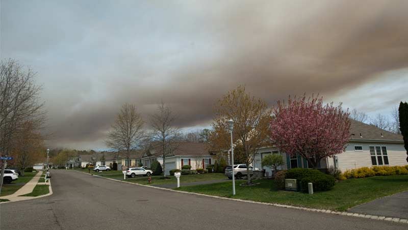 Wildfire Scorches 8,500 Acres In New Jersey, Shuts Down Stretch Of Garden State Parkway