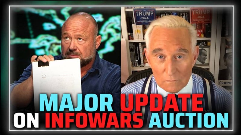 Alex Jones Gives MAJOR UPDATE On Fraudulent Attempt To Buy Infowars, Roger Stone Responds