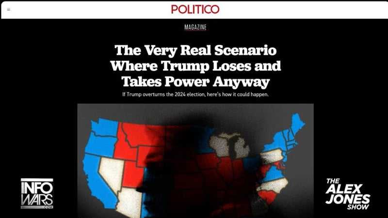 Confession Through Projection: Politico Exposes The Deep State Game Plan To Not Certify A Trump Win