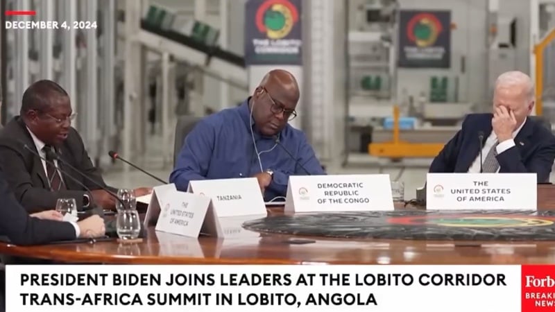 Sleepy Joe Falls Asleep During African Summit — Video
