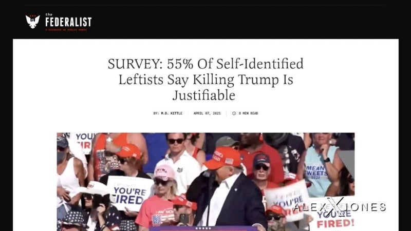 TRUMP ASSASSINATION SCENARIOS: With Polls Showing 55% Of Democrats Supporting Trump’s Murder, Alex Jones Breaks Down Some Of The Most Likely Scenarios TRUMP ASSASSINATION SCENARIOS: With Polls Showing 55% Of Democrats Supporting Trump’s Murder, Alex Jones Breaks Down Some Of The Most Likely Scenarios