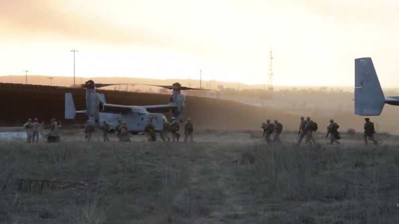 Watch: Marines Mobilize at US Border to Help Border Patrol Secure America